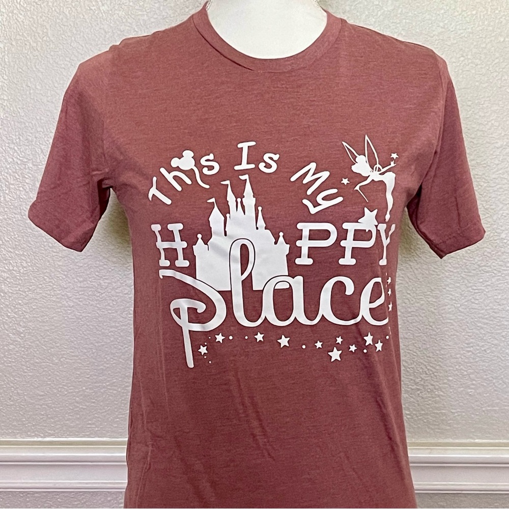 Disney Tee This Is My Happy Place Women’s Size Small